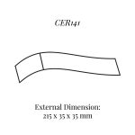 CER141 Curved Bracelet Display