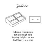 JAD060 Four Pairs Cufflink Display