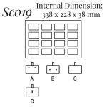 SC019: 16 on Earring Pin Case