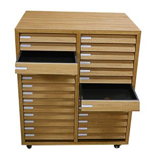 ASH129 Double Tier Drawer Cabinet