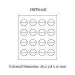 DRW008 Rings (16) Drawer Insert