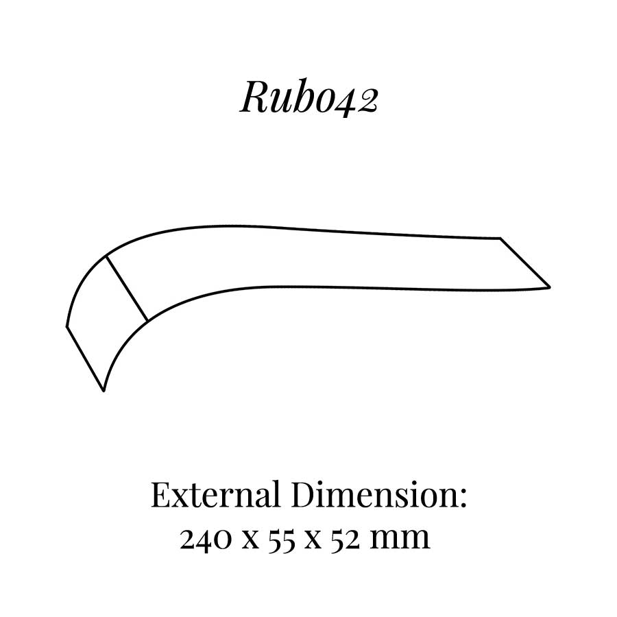 RUB042 Curved Bracelet Display
