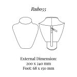 RUB055 Neck Bust Display