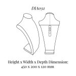DIA032 Neck Bust (Height: 450mm)