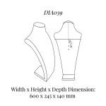 DIA039 Neck Bust (Height: 600mm)