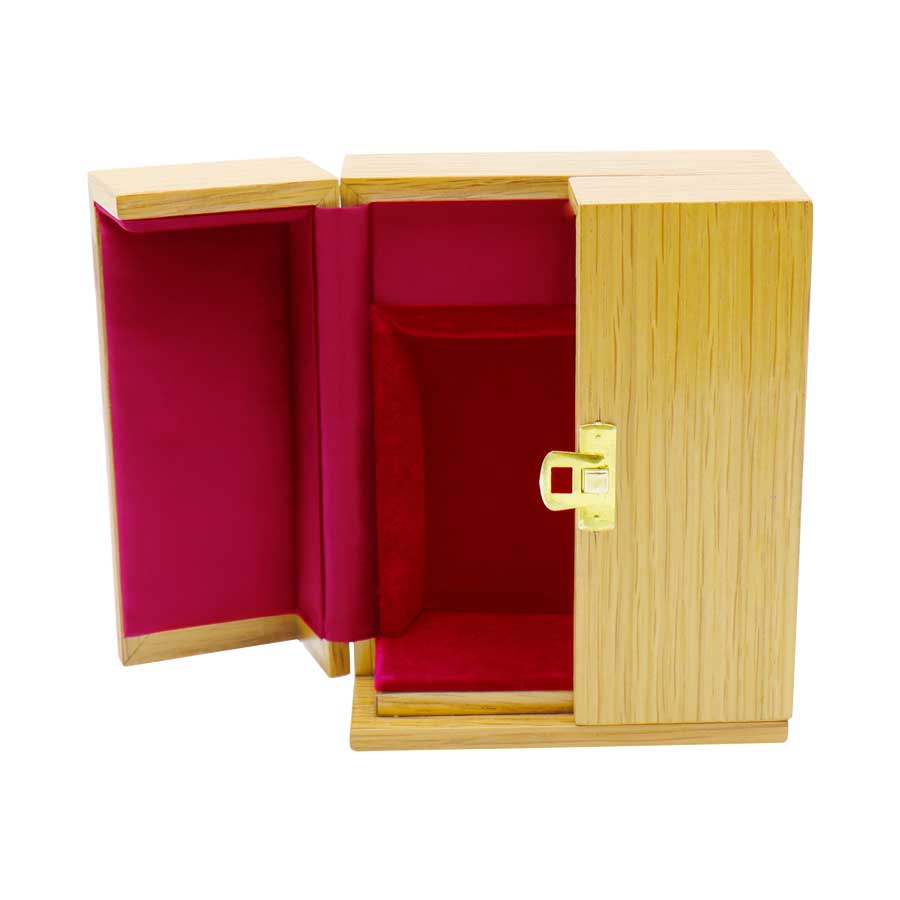 VEN001 2-Door Presentation Case, Wood Veneer
