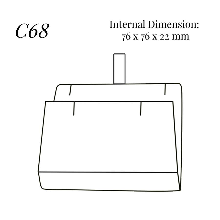 C68 Pendant / Flap Earring Case